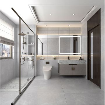 Керамогранит Global Tile (Глобал Тайл) Nioba Серый 60х120 см GT1206013001LR