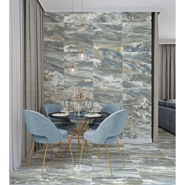 Керамогранит Global Tile (Глобал Тайл) Bellagio Голубой 60х60 см GT606018816MR