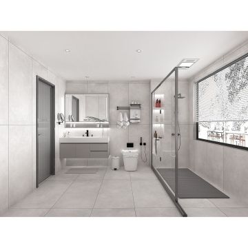 Керамогранит Global Tile (Глобал Тайл) Lids Серый 60х120 см GT120608706SLR