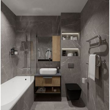 Керамогранит Global Tile (Глобал Тайл) Encanto Серый 60х60 см GT60603001MCR