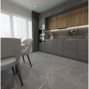 Керамогранит Global Tile (Глобал Тайл) Encanto Серый 60х60 см GT60603001MCR