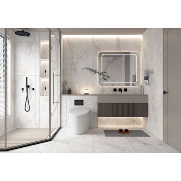 Керамогранит Global Tile (Глобал Тайл) Canberra Серый 60х120 см GT1206016706MDR
