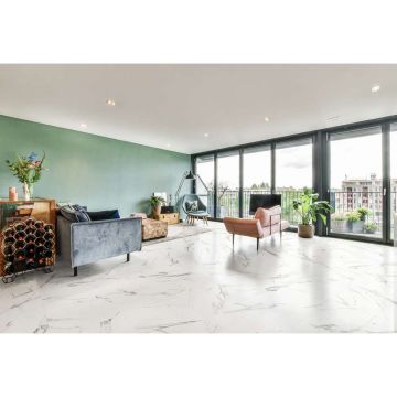 Керамогранит Global Tile (Глобал Тайл) Alfanzo Белый 60х120 см GT1206012003SPR