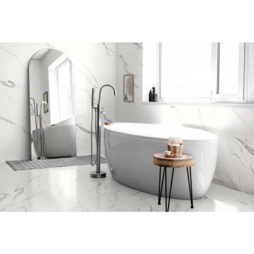 Керамогранит Global Tile (Глобал Тайл) Alfanzo Белый 60х120 см GT1206012003SPR