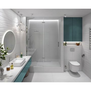 Керамогранит Global Tile (Глобал Тайл) Princess Белый 40х80 см GT40805853MR