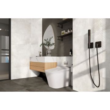 Керамогранит Global Tile (Глобал Тайл) Onega Серый 40х80 см GT408013501MR