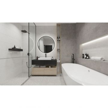 Плитка облицовочная Global Tile (Глобал Тайл) Sparkle Серый 30х60 см GT158VG