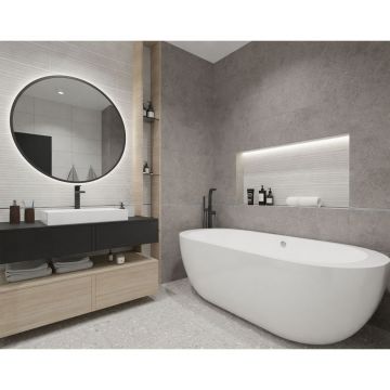 Плитка облицовочная Global Tile (Глобал Тайл) Sparkle Серый 30х60 см GT159VG