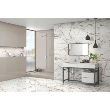 Керамогранит Global Tile (Глобал Тайл) Timeline Белый 60х120 см GT120604703PR