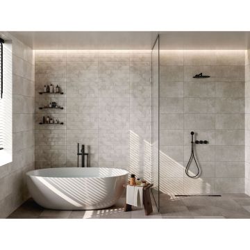 Настенная плита Global Tile (Глобал Тайл) Quarto Серый 30х60 см GT212VG