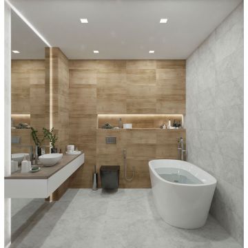 Керамогранит Global Tile (Глобал Тайл) Rapolano Серый 30х60 см 6260-0215