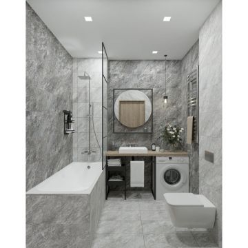 Керамогранит Global Tile (Глобал Тайл) Thor Серый 30х60 см 6260-0219