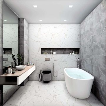 Керамогранит Global Tile (Глобал Тайл) Hit Серый 30х60 см 6260-0243-1031