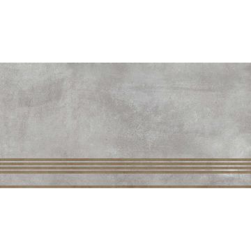 Ступень керамическая Global Tile (Глобал Тайл) Norse Серый 30х60 см ST186VG