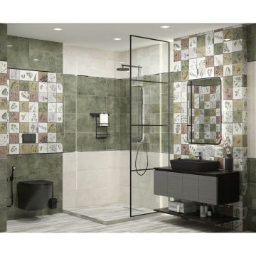 Настенная плита Global Tile (Глобал Тайл) Delia Зеленый 30х60 см GT233VG