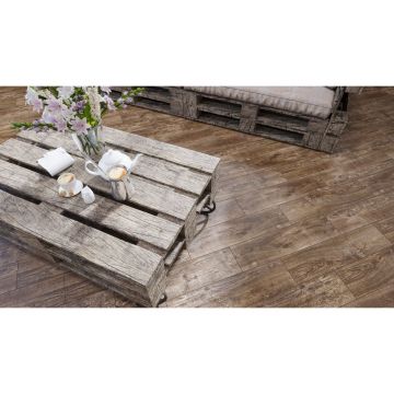 Керамогранит Global Tile (Глобал Тайл) Оксфорд грес глазурованный Коричневый 59,4х14,7 см GT51VGNG