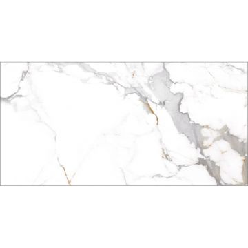 Керамогранит Global Tile (Глобал Тайл) Calacatta Imperial Белый 40х80 см GT40806103MR