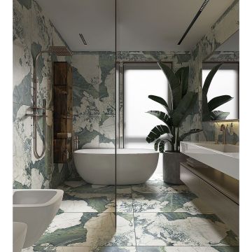 Керамогранит Global Tile (Глобал Тайл) Esmeralda Зеленый 60х120 см GT1206012817SSR