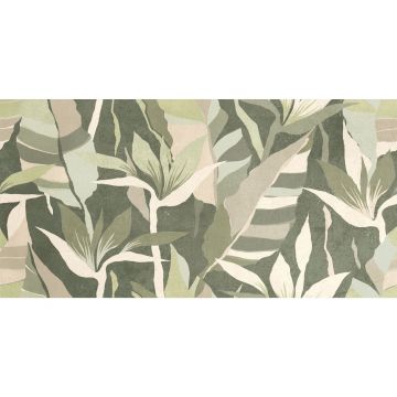 Керамическая плитка Global Tile (Глобал Тайл) Dominica Зеленая матовая тропики 30x60 см, GT245VG