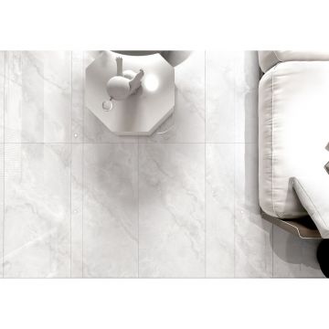 Керамогранит Global Tile (Глобал Тайл) Agra светло-серый лаппатированный 60x120 см, GT1206016206SSDGR