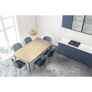 Керамогранит Global Tile (Глобал Тайл) Topaz Синий матовый 41,2x41,2 см, GT235VG