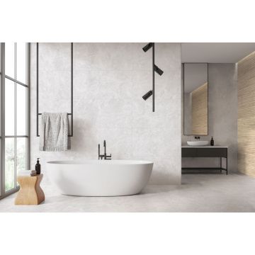 Керамогранит Global Tile (Глобал Тайл) Solis светло-серый матовый 60x120 см, GT1206017596MR