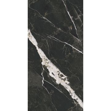 Керамогранит Global Tile (Глобал Тайл) Flame Черный лаппатированный 60x120 см, GT1206020105LGR