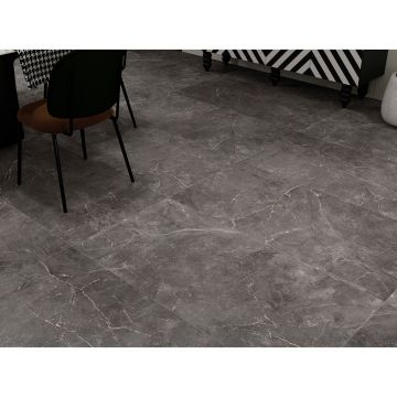 Керамогранит Global Tile (Глобал Тайл) Verso Темно-серый лаппатированный 60x120 см, GT1206020409LGR