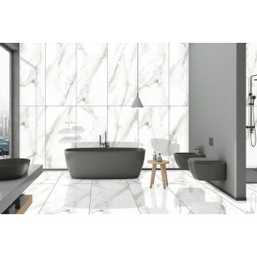 Керамогранит Azario (Азарио) Carrara Gold High Glossy 60х120 см, P321111213HG