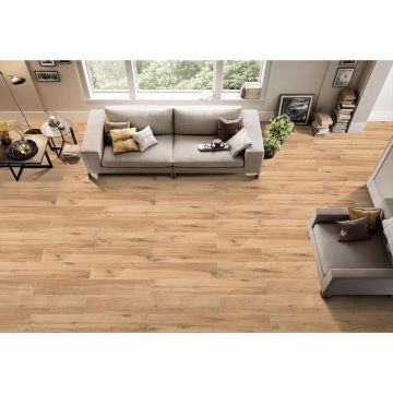 Керамогранит Azario (Азарио) Maple Beige Matt 20х120 см, P231123213WM