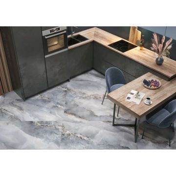 Керамогранит LCM Blumarin Gris полированный 600х1200 мм 60120BLM05P