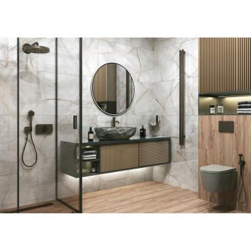 Керамогранит LCM (ЛКМ) Special Marmo Gray полированный 60х120 см 60120PEC15P