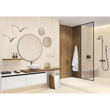 Керамогранит LCM (ЛКМ) Tivoli Avorio матовый карвинг 60х120 см 60120TIV01M