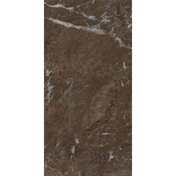 Керамогранит Gresse (Грессе) GRS05-26 Simbel tobaco коричневый мрамор с белыми прожилками 120х60 см