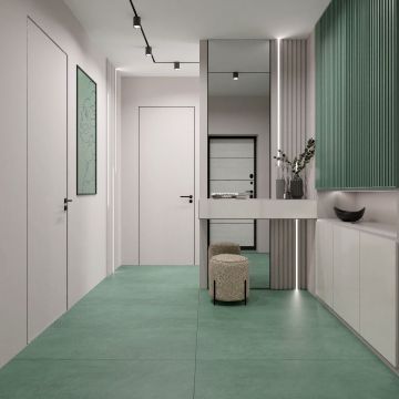 Керамогранит Granitea (Гранитея) G007-ArtBeton Green 60х120 см Relief