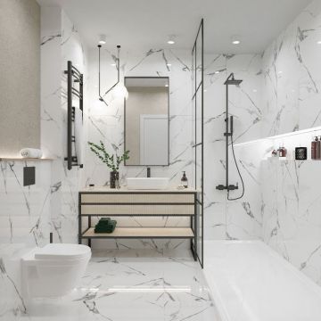 Керамогранит Granitea (Гранитея) G390-Neiva White 60х120 см MR