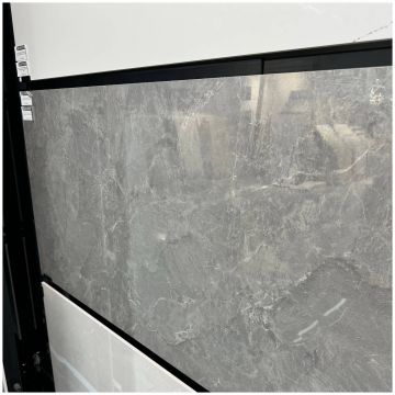 Керамогранит Пардис Керам Пазх Aktay 120х60 см серый глянцевый, Dark Bs176572, Pardis Ceramic Pazh