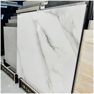 Керамогранит Пардис Керам Пазх Pelatin 80х80 см бежевый, белый полированный, Polished Gr186509, Pardis Ceramic Pazh