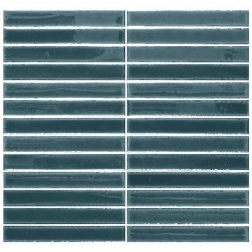 Мозаика Amadis Fine Tiles (Амадис) (Амадис Файн Тайлс) Short Stick Pacific 29.2x29.5 см (элемент 2х15 см)