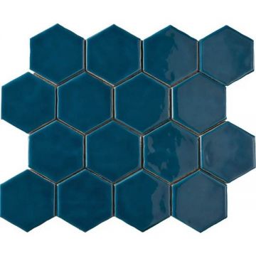 Керамическая плитка Amadis Fine Tiles (Амадис Файн Тайлс) Art Deco Glossy on Mesh Atlantic 32x28 см