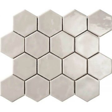 Керамическая плитка Amadis Fine Tiles (Амадис Файн Тайлс) Art Deco Glossy on Mesh Hibiscus 32x28 см