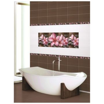 Базовая плита Дельта Керамика Blossom 30х30 см розовый, бежевый глазурованная 12-01-41-561