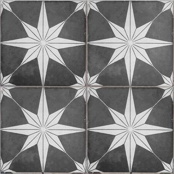 Керамогранит Etili Seramik (Этили Серамик) Scintilla Night Black Pre-Cut 45x45 см