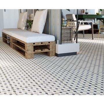 Керамогранит Etili Seramik Firenze Grey Pre-Cut 45x45 см