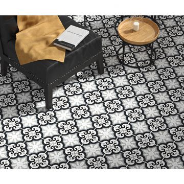 Керамогранит Etili Seramik Manisa Black Pre-Cut 45x45 см