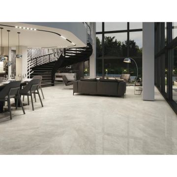 Керамическая плитка Baldocer (Балдокер) Balmoral Silver Rect 40х120 см, ректификат