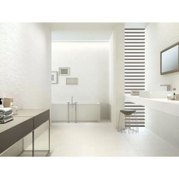 Керамическая плитка Baldocer (Балдокер) Code Tesla White Rect 40х120 см, ректификат