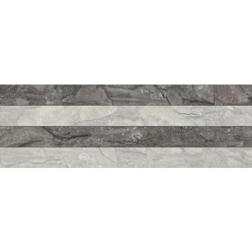 Керамическая плитка Декор Baldocer (Балдокер) Dreire Decor Lamia Carbone 28х85 см