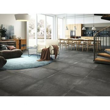 Керамогранит Baldocer (Балдокер) Grafton Anthracite Lapado Rect 80х80 см, лаппатированный, ректификат