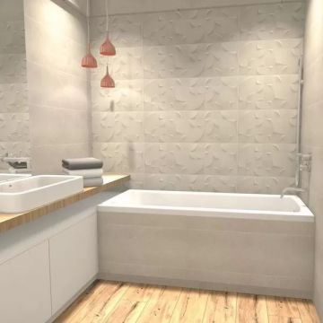 Керамическая плитка Декор Baldocer (Балдокер) Icon Shape Natural 30х90 см